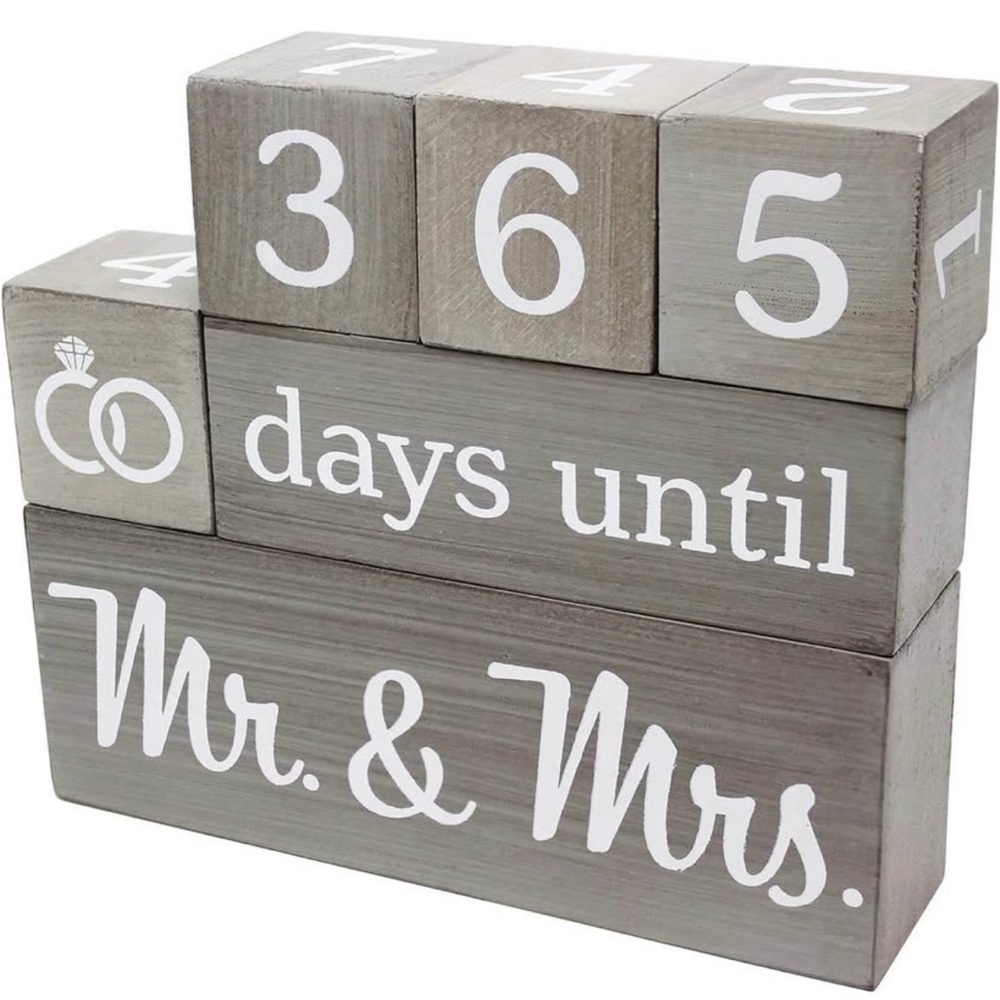 Gray Countdown Blocks